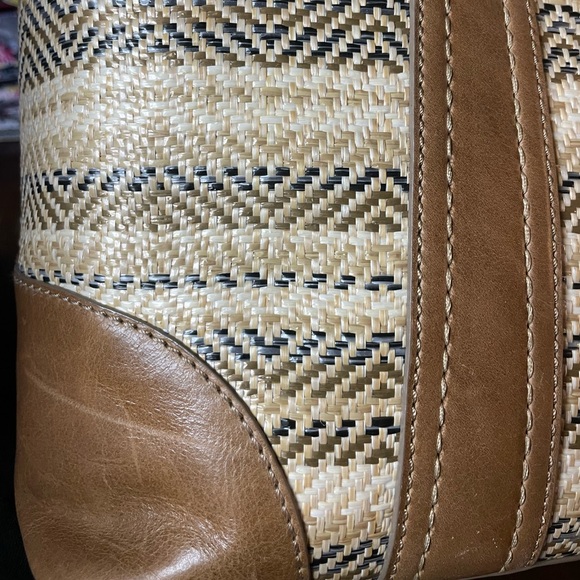 Frye Melissa Straw Shopper - Picture 9 of 12